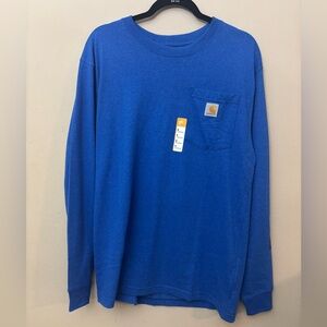 Carhartt Men's Loose Fit Heavyweight Long-Sleeve Pocket T-Shirt Small NWT
